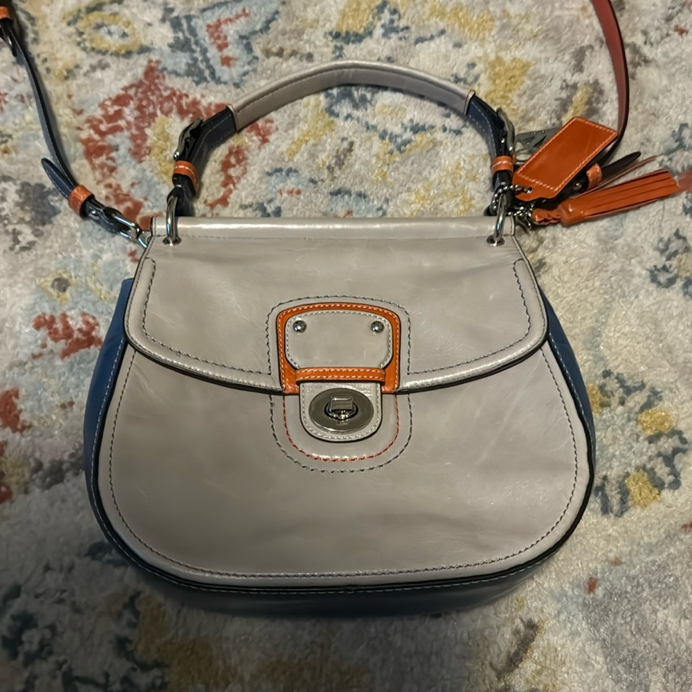 Coach Willis Color Block Bag